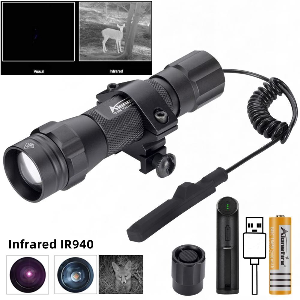 Hunting Thermal Imaging Scope - IR850nm&940nm Ultima Torcia a LED Infrarosso