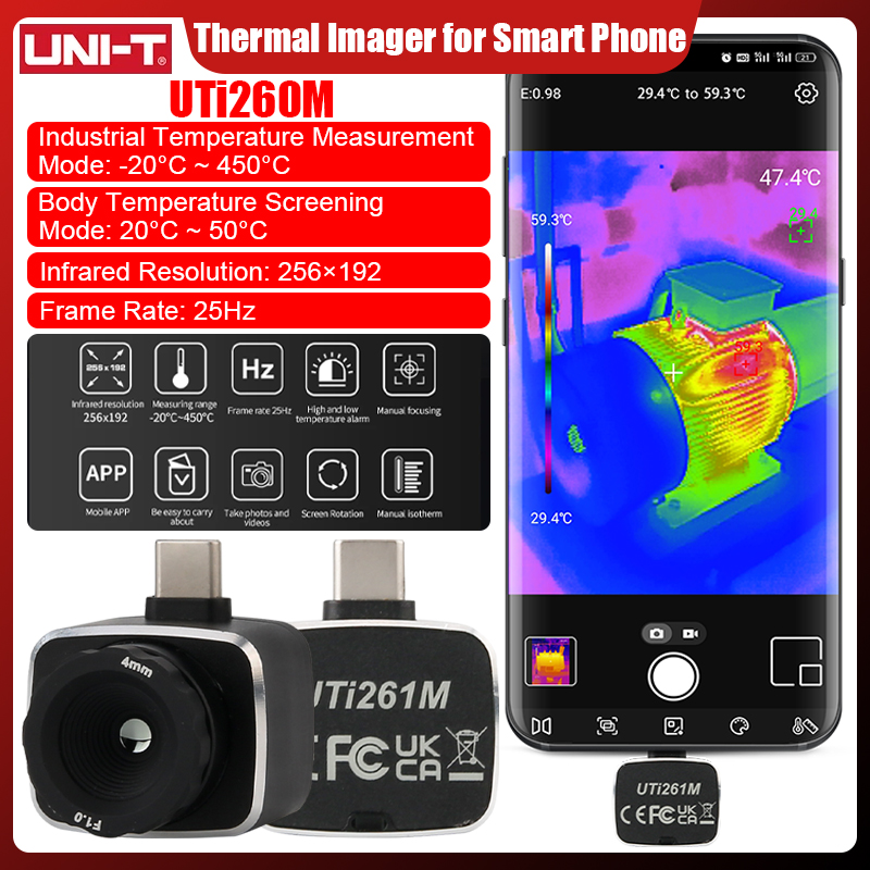 UNI-T UTi261M Termocamera 256x - Thermal Imaging Camera 256X192 recensione e prezzo