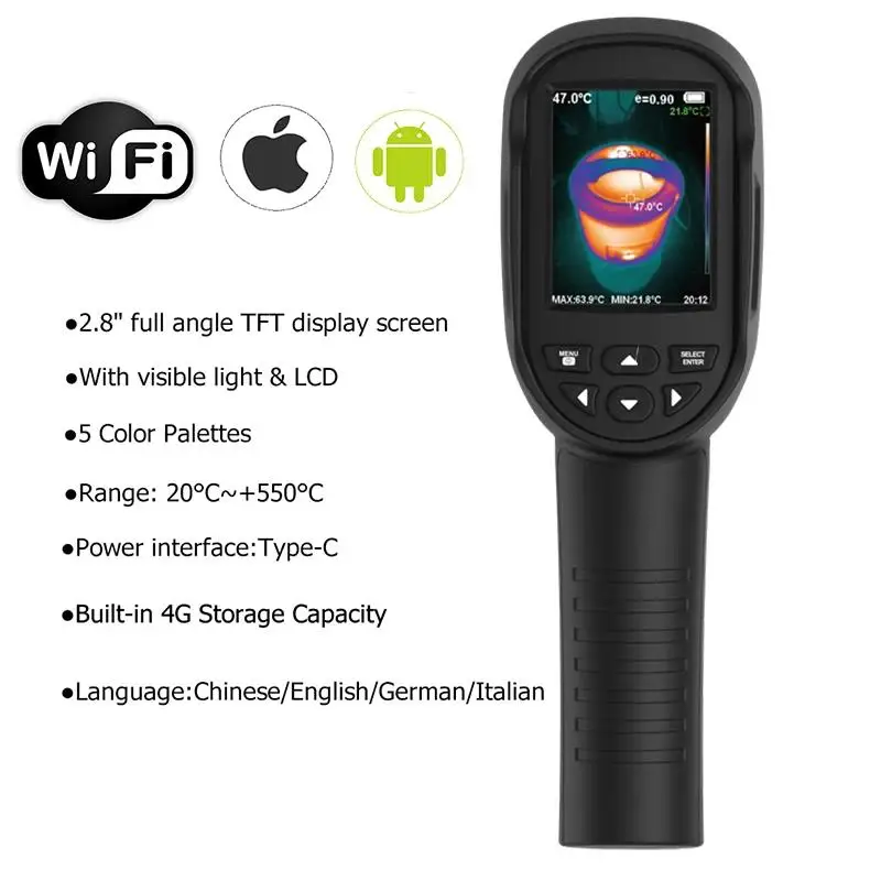 HT-06, termocamera portatile c - Thermal Imaging Camera 256X192 recensione e prezzo