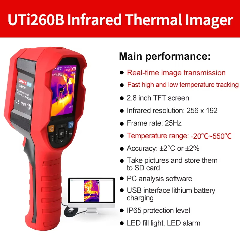 Termocamera a infrarossi UNI-T - Thermal Imaging Camera 256X192 recensione e prezzo
